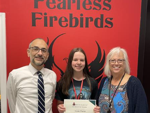 October/November Student of the Month