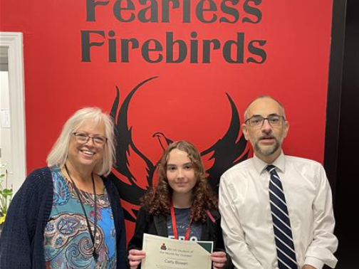 October/November Student of the Month