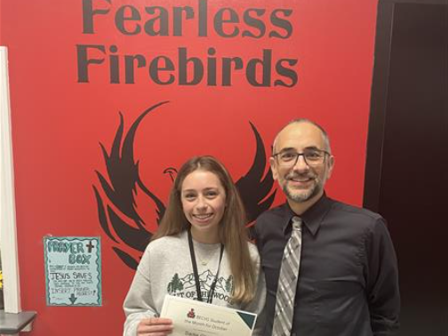 October/November Student of the Month 8